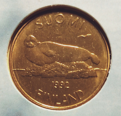 5 mk 1992 II, Norppa UNC, vuosisarjasta