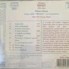 Ibert: Piano Music cd - pikkukuva 2