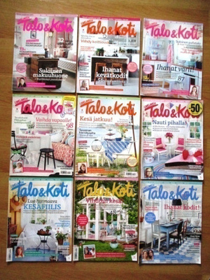 Unelmien talo & koti-lehtiä. 2.00€ kpl