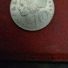 Itävalta hopea kolikko 10 schilling 1958 - pikkukuva 1