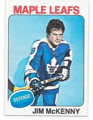 1975-76 OPC #311 Jim McKenny Toronto Maple Leafs