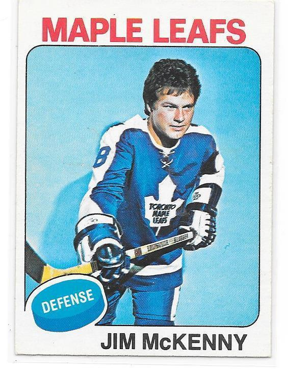 1975-76 OPC #311 Jim McKenny Toronto Maple Leafs