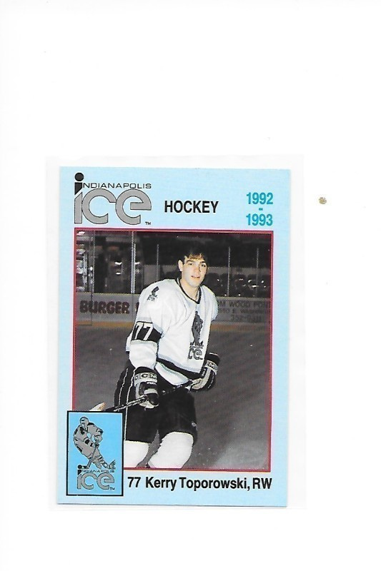 1992-93 Indianpolis Ice #77 Kerry Toporowski gooni