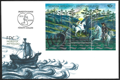 FDC Åland 2008  ÅBL 7  Pohjola Mytologoa  LaPe ÅL 289