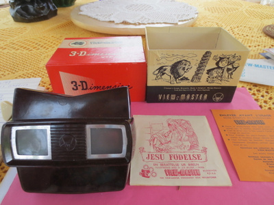 Vanha View Master Katselulaite, 3 D, Kotelo