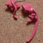 Pinkki korvakoru kissa - pikkukuva 2