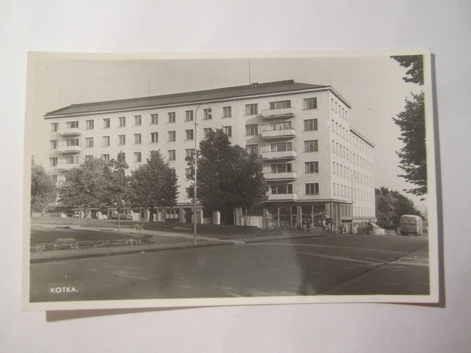 VANHA Postikortti Kotka 1950-l Alkup.Mallikappale