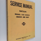 Servise manual Datsun : Model 330 series chassis and body - pikkukuva 1
