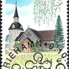 Åland 2001 Föglön kirkko 2,00 mk EP leima LaPe 197 - pikkukuva 1