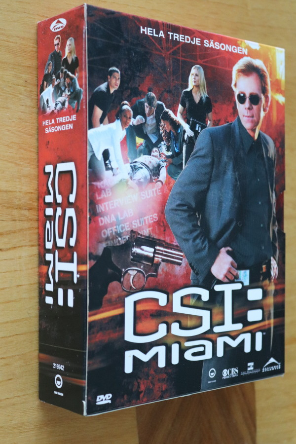 6 DVD CSI Miami Kausi 3 ( 2004-2005 )