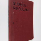 Suomen rikoslaki : annettu 19 päivänä joulukuuta 1889 : m... - pikkukuva 1