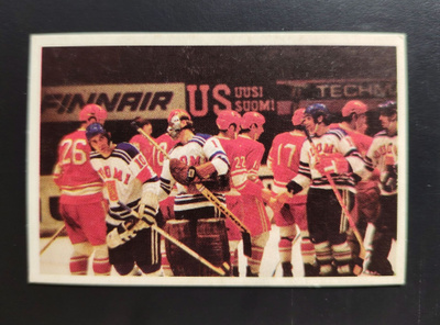 1974 Panda Jääkiekko #81 Matti Keinonen & Juhani Leppänen