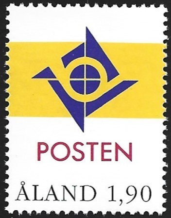 Åland 1993 ÅBL 2 Posti Uusi Logo 1,90 mk ** LaPe 069