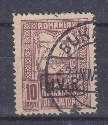 Saksan posti Romaniassa WW1 sotaveropostimerkki Mi 3