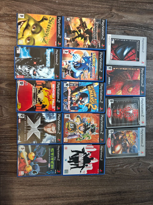 PS2 pelipaketti (14 peliä)