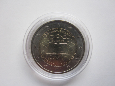 Italia 2007 "Rooman sopimus" UNC pillerissä