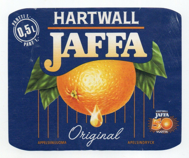 Hartwall JAFFA 50 VUOTTA.