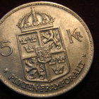 5 kronor 1972 Ruotsi-Sweden. Kustaa VI - pikkukuva 2