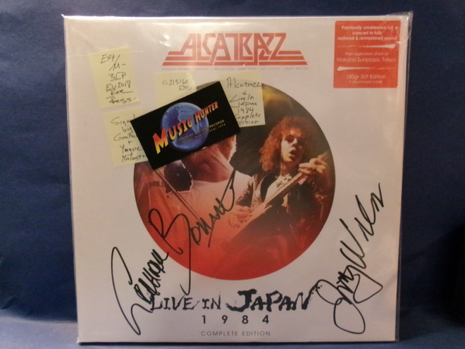 ALCATRAZZ - LIVE IN JAPAN EX+/M- 3LP + 2 X NIMMARIT