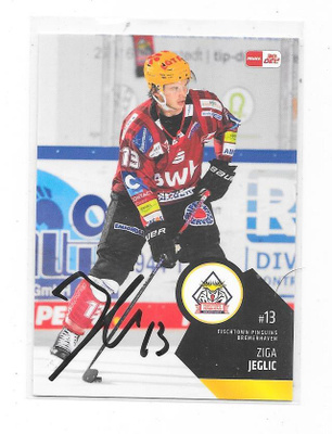 2023-24 DEL #62 Ziga Jeglic Bremerhave ex Ässät AUTO