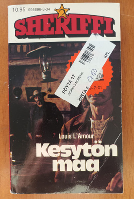 Louis L'Amour: Kesytön maa, Viihdekirjat 1983