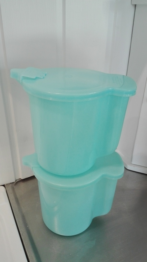 KAKSI SIISTIÄ TUPPERWARE ASTIAA, TILAVUUS 1,2 L