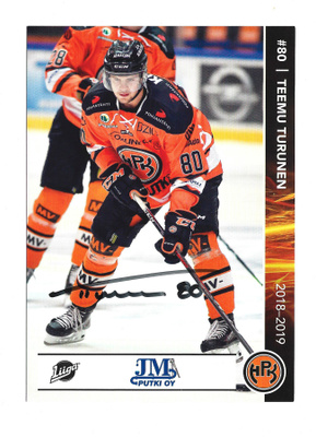 2018-19 HPK Postikortti Teemu Turunen