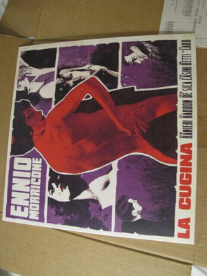 Ennio Morricone La cugina lp soittamaton sininen vin