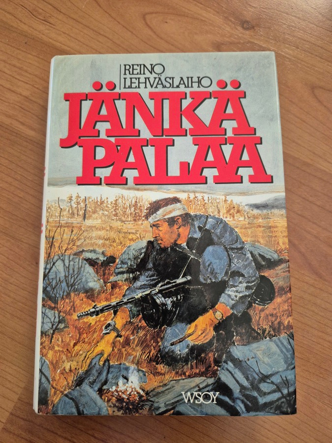 REINO LEVÄSLAIHO: JÄNKÄ PALAA,  uudenveroinen 1.p