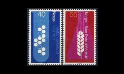 Norja 549-50 ** Kristian Birkeland (1966)