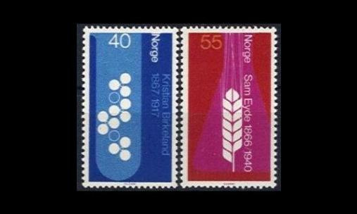 Norja 549-50 ** Kristian Birkeland (1966)