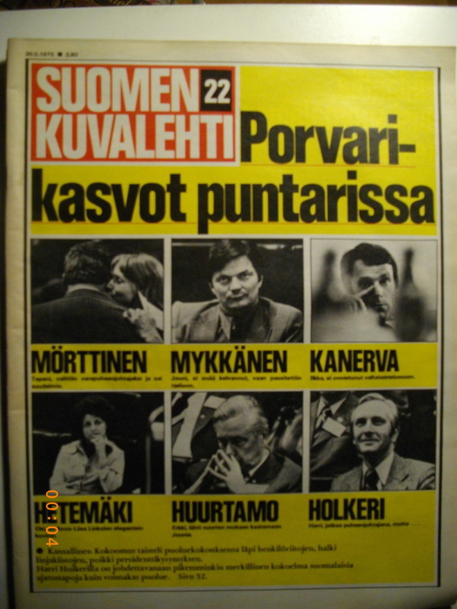 Suomen Kuvalehti Nro 22/1975 (27.1)