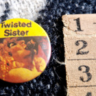 Twister Sister vintage rintamerkki Dee Snider - pikkukuva 1