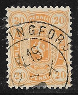 Nelilukuiset 1885 20p (LAPE 22) O