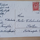 Ikkunakortti, maisema, kukkia, art nouveau -koristelu, 1917 - pikkukuva 2