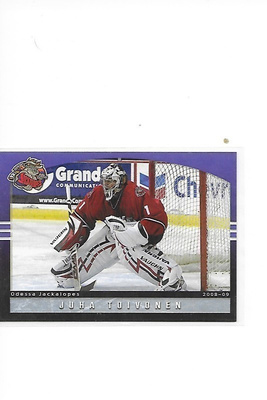 2008-09 Odessa Jackalopes #1 Juha Toivonen HPK farmi mv