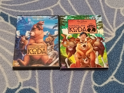 Karhuveljeni Koda 1 & 2 Disney DVD