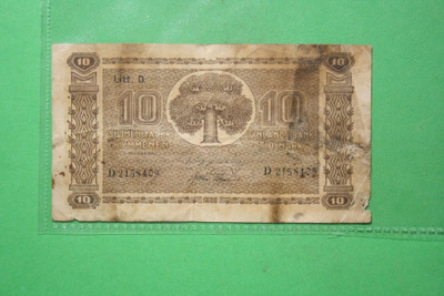 10 Markkaa 1939