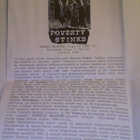 POVERTY STINKS :: PARANOID / POVERTY STINKS::VINYYLI 7" 1990 - pikkukuva 5