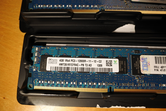 IBM 4GB PC3-12800 CL11 ECC DDR3 1600 MHz LP RDIMM