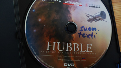 DVD Avaruus teleskooppi HUBBLE suom texti