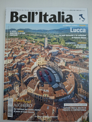Bell’ Italia Aprile 2026 matkailu taide kulttuuri Lucca