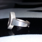 Finnfeelings, Marquise hopea sormus vuorikristalli jewelry - pikkukuva 2