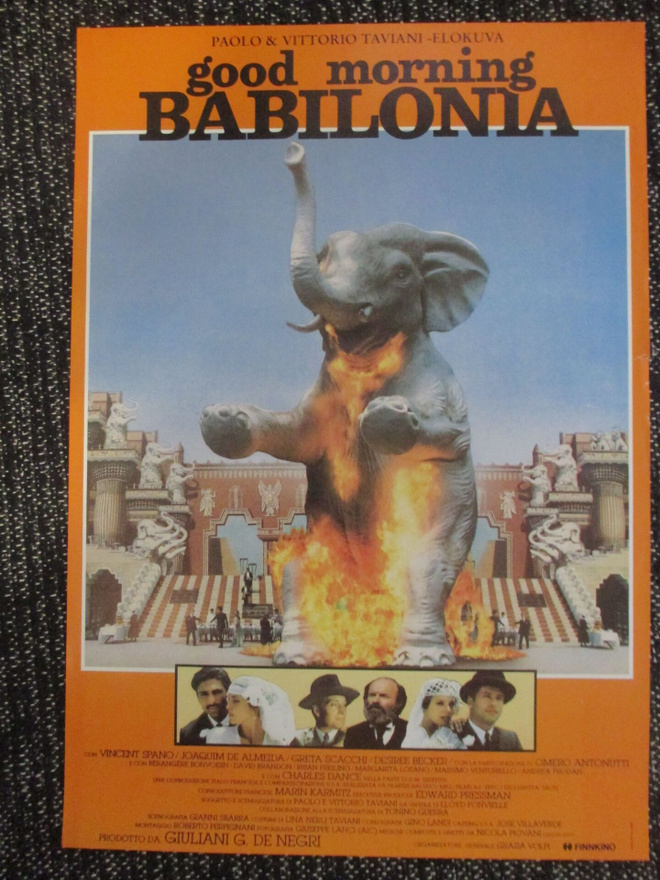 Good morning Babilonia (Taviani Bros, 1987) - elokuvajuliste