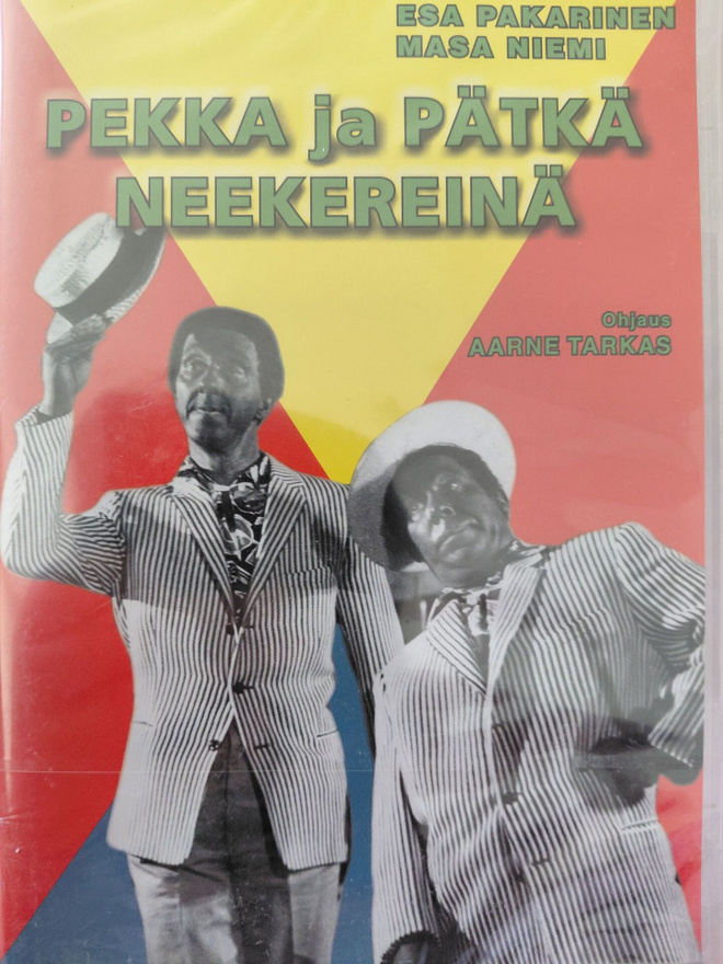 Pekka ja Pätkä neekereinä DVD UUSI