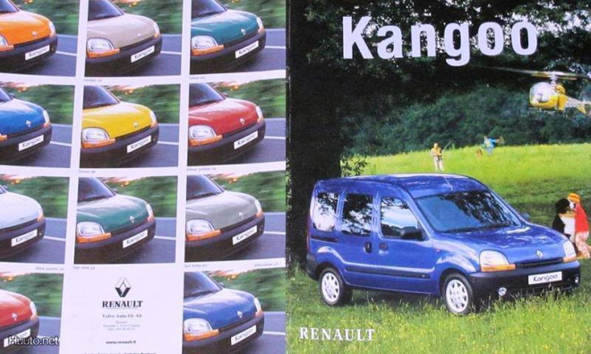 1998 Renault Kangoo esite - suom - 16 sivua