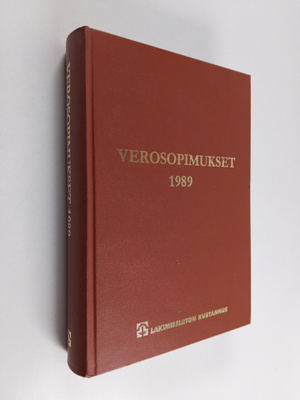 Hillel (toim.) Skurnik : Verosopimukset 1989 = Skatteavta...