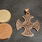 Viking Jewelry Viking risti riipus pronssi - pikkukuva 2
