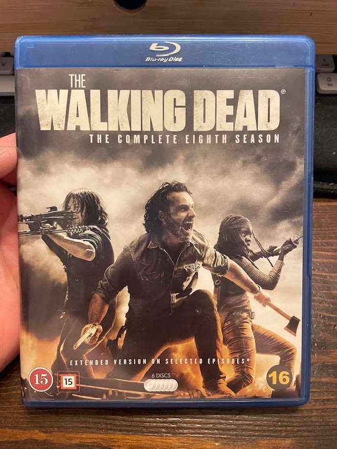 Walking dead - Eight season (6-disc, bluray, nordic)