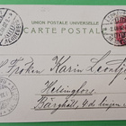 Veli neuvoo siskoa, vanha mv pk, p. 1902 - pikkukuva 2